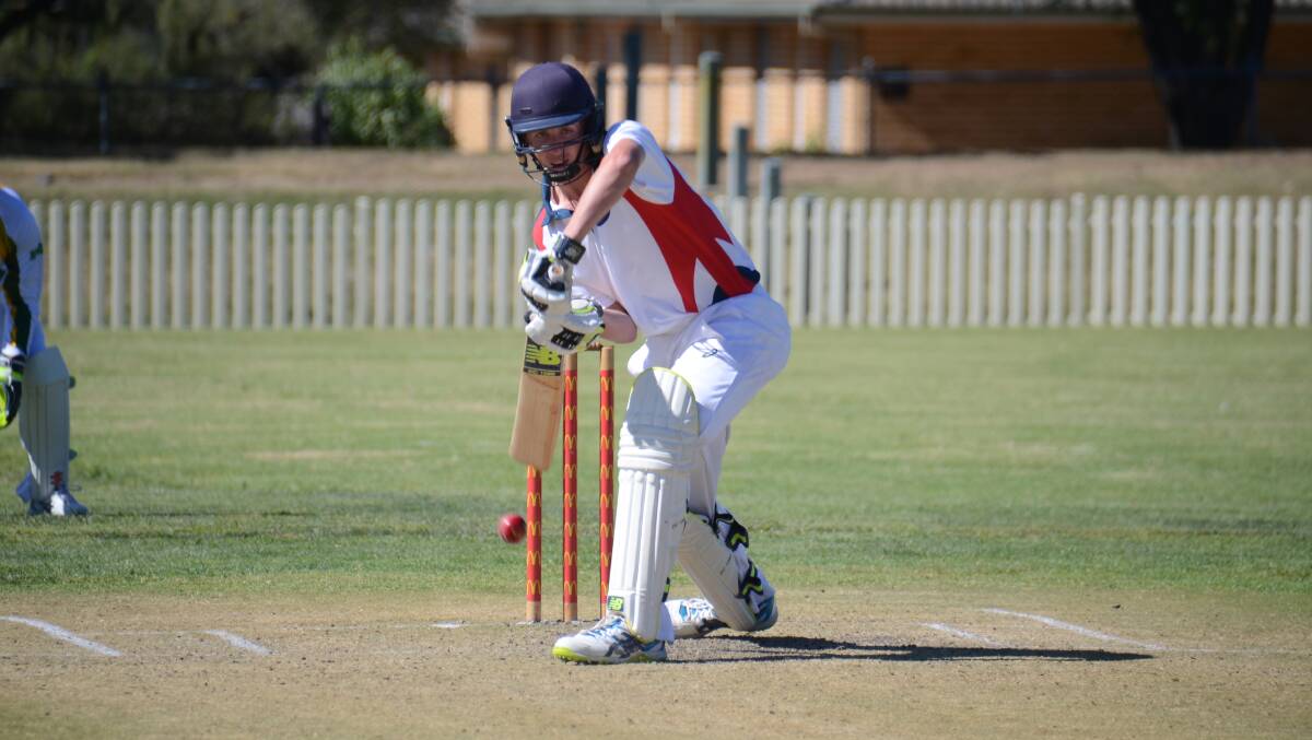 RETURN TO FORM: BJ Cameron found his feet in Guyra's second grade game against TAS. He scored 86 with the bat and took 3-13 with the ball. 