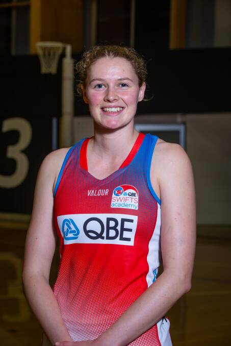 FROM NORTH STAR TO SWIFTS STAR: Charlotte Raleigh. Photo: NSW Swifts. 