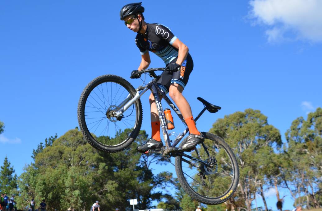 FLY HIGH: There will be plenty of action in Armidale's leg of the Evocities mountain bike series this Sunday. More than 4000 people take part in the seven races. 