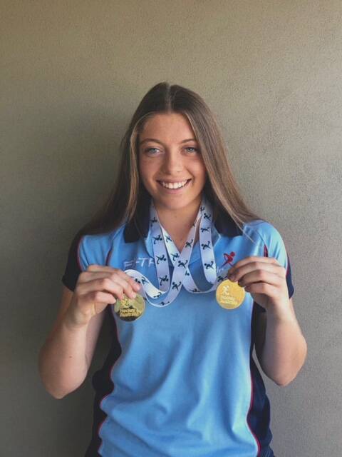 WINNING WAYS: Chelsea Thornton has racked up more national medals. 