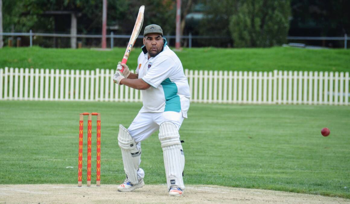 TOP SCORE: Brandon Landsborough belted 60 runs including two fours and four sixes for Guyra on Saturday. 