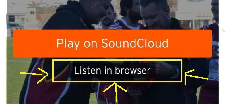 Click 'listen in browser' then the play button