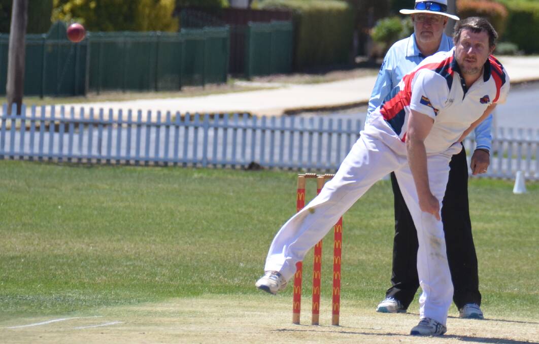 ALL-ROUNDER: Guyra's Matt Finlay scored 48 with the bat and nabbed a five-fa with the ball. 