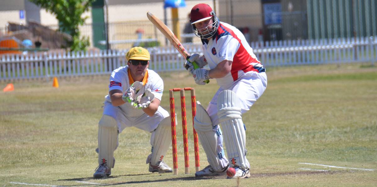 AMONG THE RUNS: Matt Finlay posted 73 against Easts in Guyra's win. 
