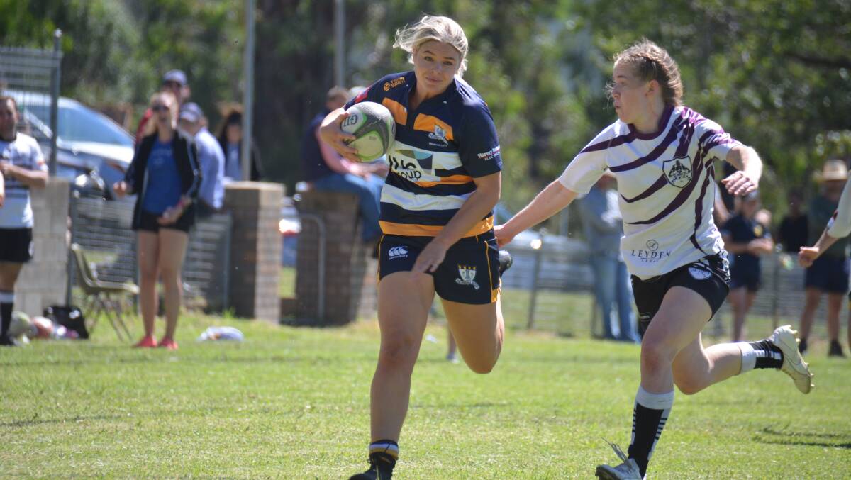 CODE SWITCH: Brooke O'Halloran is one of the talented rugby league players the Armidale Blues have recruited for the women's sevens season. 