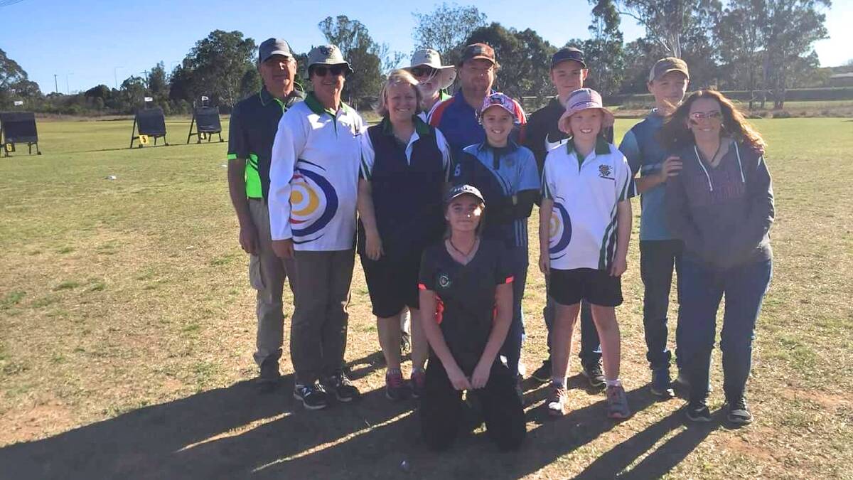 BIG HAUL: The Armidale Archers brought home 10 medals from the state target championships. 