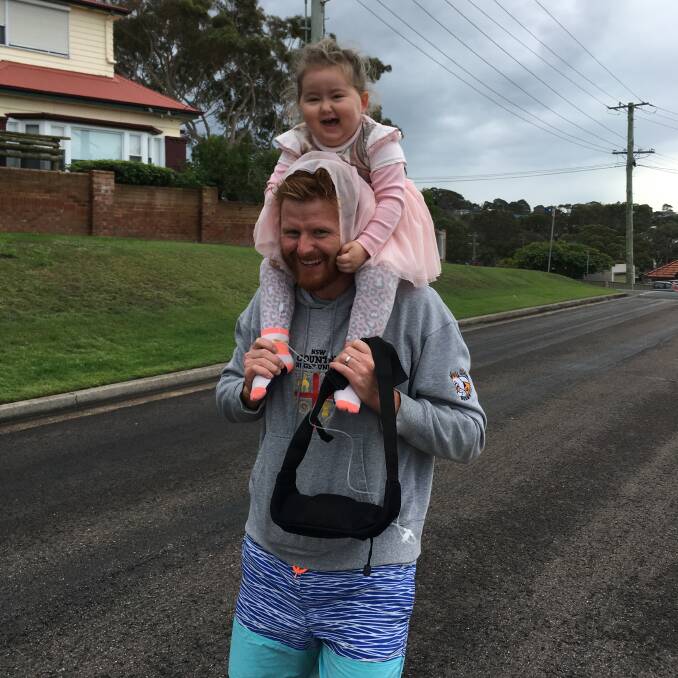 Legacy: Cancer researcher, Associate Professor Matt Dun, with daughter, Josephine, who died aged four from DIPG. Jemima's family reached out to him in February.