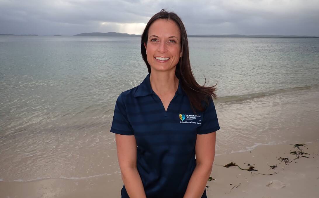 Looking for answers: PhD researcher Meryl Larkin, who is leading the coral project.