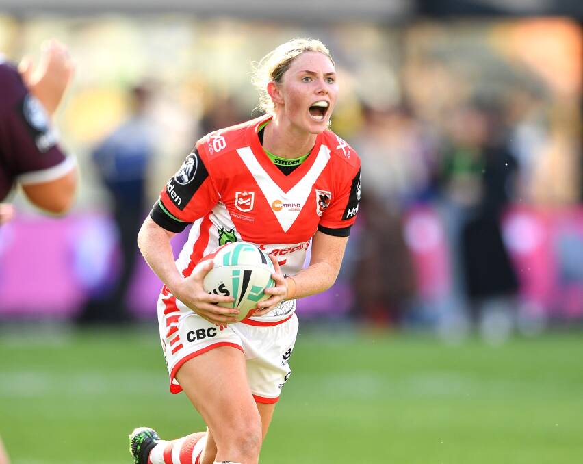 FIRED UP: Dragons halfback Maddie Studdon says her side has no more chances in their NRLW premiership bid. Picture: NRL Photos