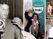 The rise of the Independents in this election campaign recalls the rise of the Australian Democrats under the leadership of former Liberal minister Don Chipp. Also pictured are Cathy McGowan, Rebekha Sharkie and Zali Steggall. Pictures: ACM