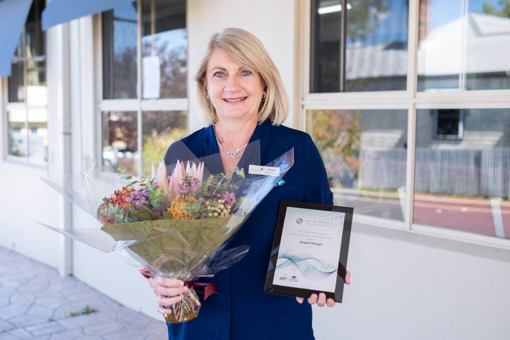 top honours: Jacquie Morgan of the Rusden Street Medical Practice has been named the GP Synergy Practice Manager of the Year. Picture: supplied. 