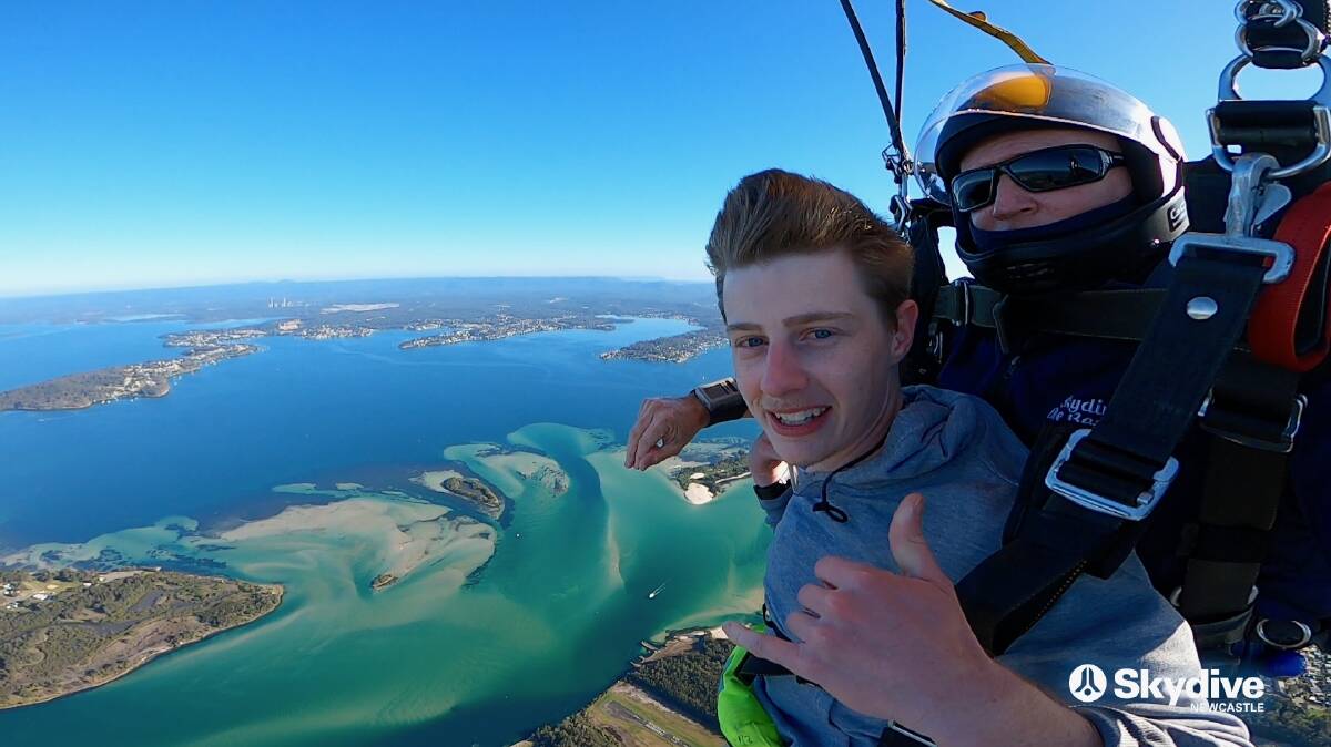 Armidale's Jack Bridle is aiming to become a pilot for the RAAF after completing a TAFE tertiary preparedness course. 