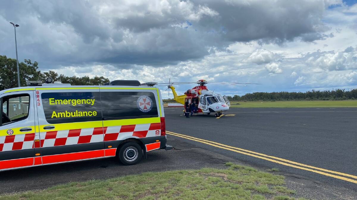 EMERGENCY: A five-year-old boy has been flown to Tamworth hospital after an accident at a Tingha property. Photo: File