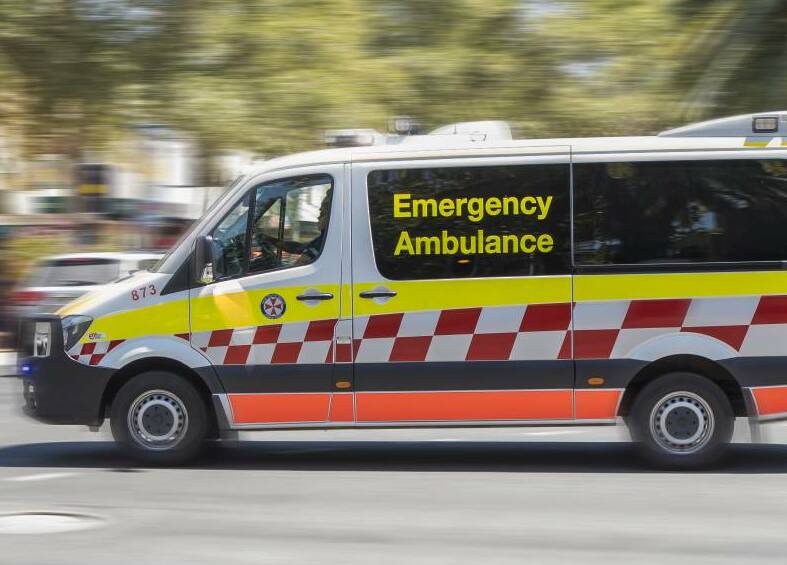 EMERGENCY: A man has been taken to hospital after a motorbike and car crashed on Monday afternoon. Photo: File