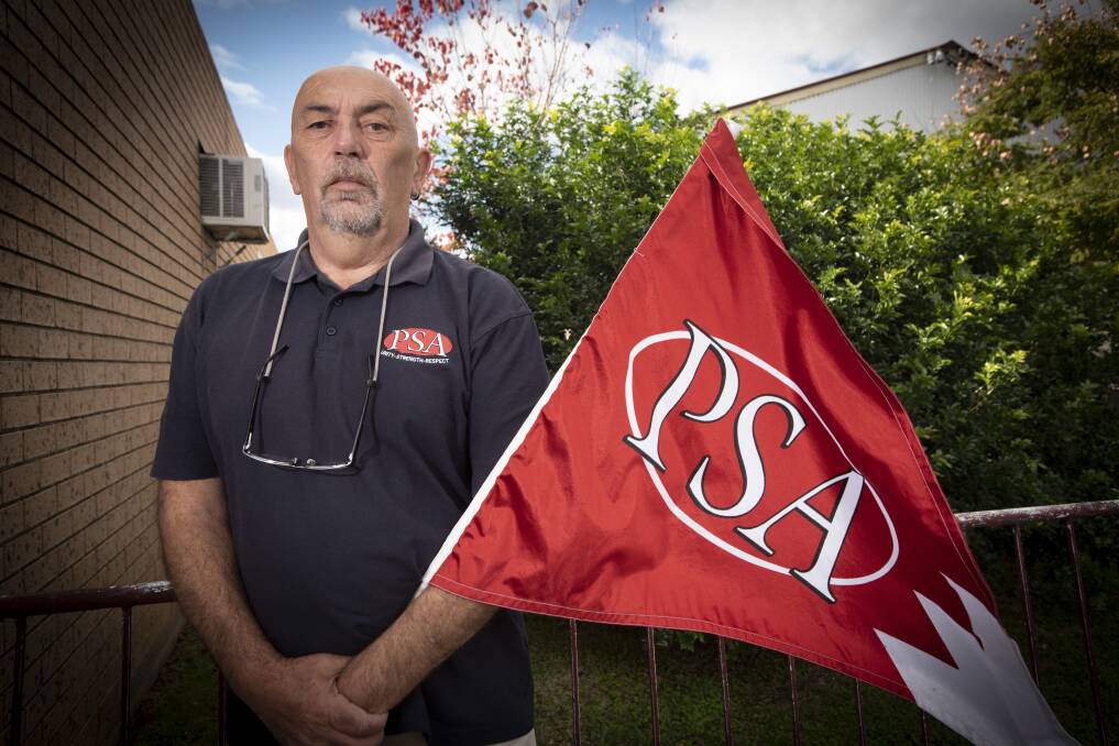 LONG TERM WIN: Public service association (PSA) regional organiser Stephen Mears conceded that their first 24-hour strike in a decade would be disruptive, but said it was worth it. Photo: Peter Hardin