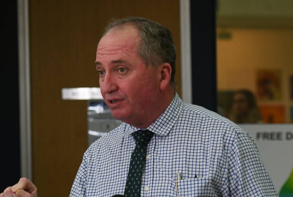 FLAWED SCHEME: Barnaby Joyce said he has lobbied for Armidale and Tamworth to be added to a scheme to subsidise tourists' airline tickets. Photo: Gareth Gardner 