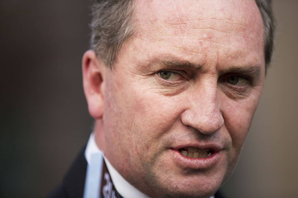 POLL: Barnaby Joyce plans to poll his electorate about renewable energy on Wednesday. Photo: file