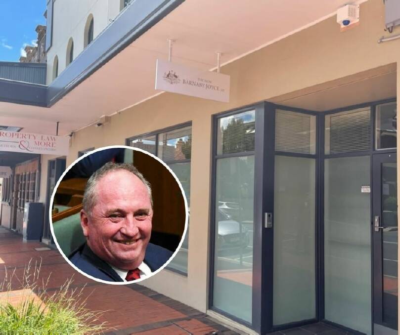 SHORT-LIVED: Barnaby Joyce's ministerial office in Armidale cost the taxpayer a quarter-of-a-million dollars for less than three months in service. Photo: file