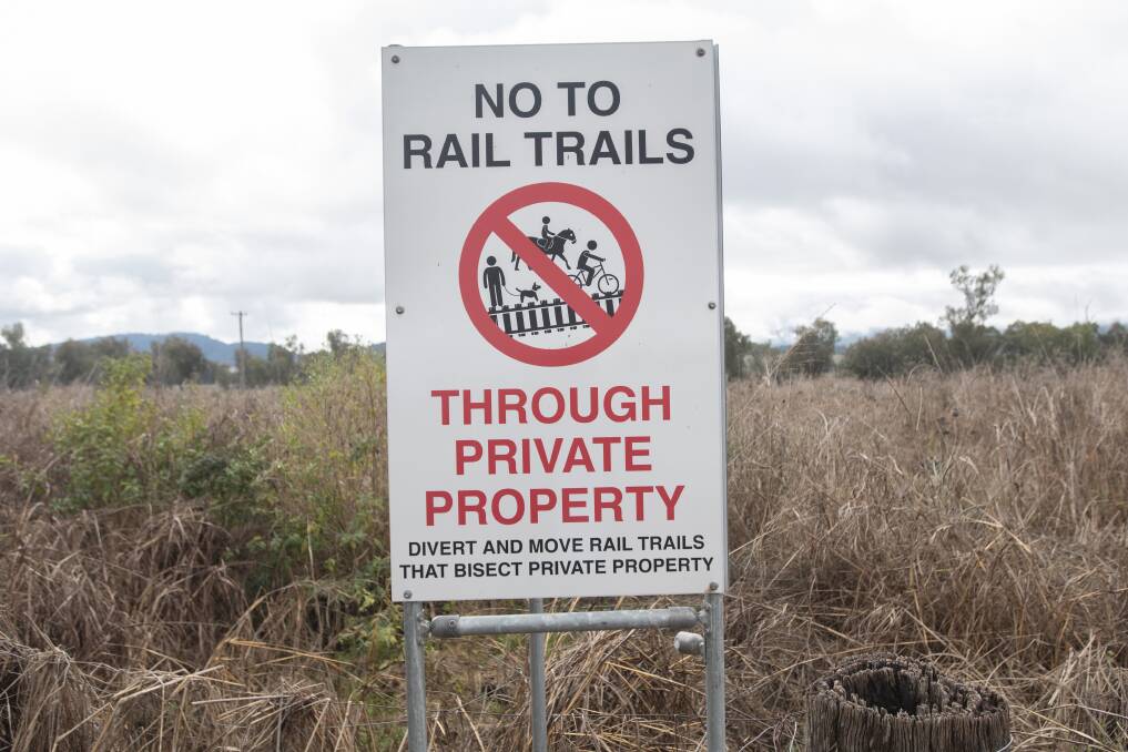 HEAD OF STEAM: Rail trail proponents have considered converting the disused railway line to Manilla among others around NSW. Photo: Peter Hardin