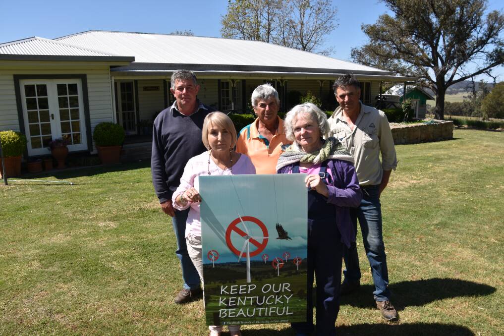 NO WIND: The Friends of Kentucky Action Group want to halt a wind project proposed near their properties. Photo: Andrew Messenger