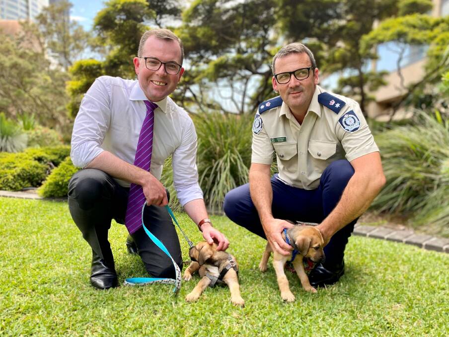 SAFE HARBOUR: Member for Northern Tablelands Adam Marshall with RSPCA NSW Chief Inspector Scott Meyers at Wednesday's announcement. Photo: Adam Marshall