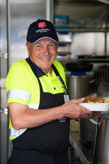 Salvation Army volunteers from across NSW have cooked some 27,264 meals in 516 shifts. The Army has finally this week given way for Glen Innes' Great Central Hotel to do the job of feeding up to 180 hungry firefighters - after the longest emergency catering service period provided by the Salvation Army in NSW.