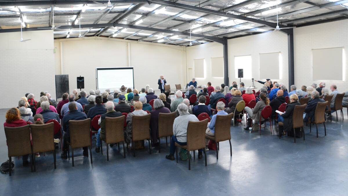 OUR VOICE: Members of the 'Our Shire Our Council Initiative' hosted a community meeting in Tenterfield to discuss the proposed rate rise. Picture: Melinda Campbell