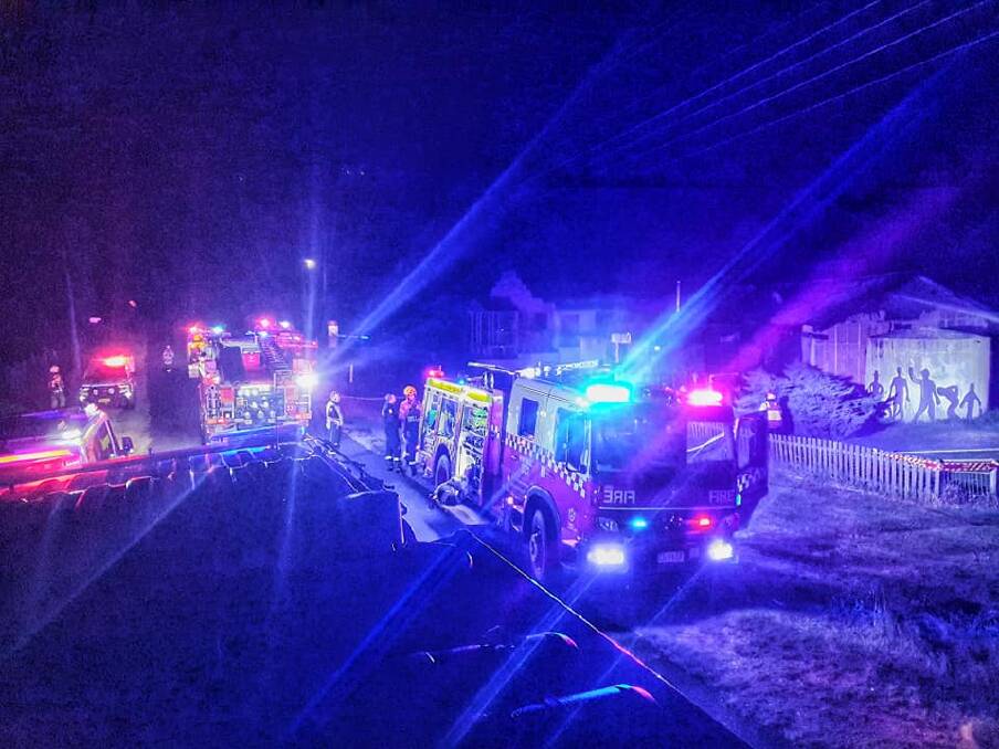 ON SCENE: Emergency services were called to a house fire at Elsmore. Photo: Glen Innes Fire & Rescue