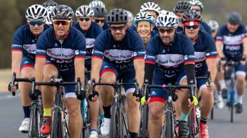 CYCLING FOR US: Royal Far West, Australian cycling great Mark Renshaw and a peloton of cyclists will ride into Armidale on Sunday, May 22. Picture: supplied.