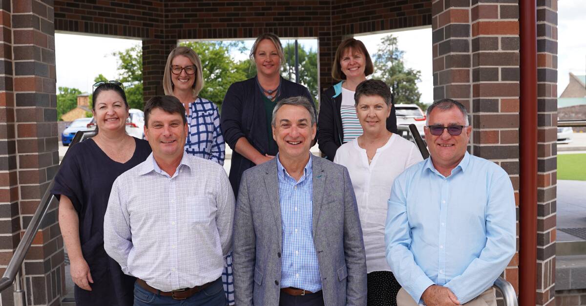 WELCOME: Maree Holland, Kath Baird, Zoe Nugent, Clare Healy, Bronwyn Underwood, Greg O'Toole, Chris Smyth and Simon Fleming. Photo: Supplied