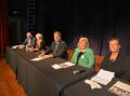 FACE-OFF: Incumbent Nationals MP Barnaby Joyce, UAP's Cindy Anne Duncan, Independent Matt Sharpham, The Greens' Carol Sparks and Labor's Laura Hughes.