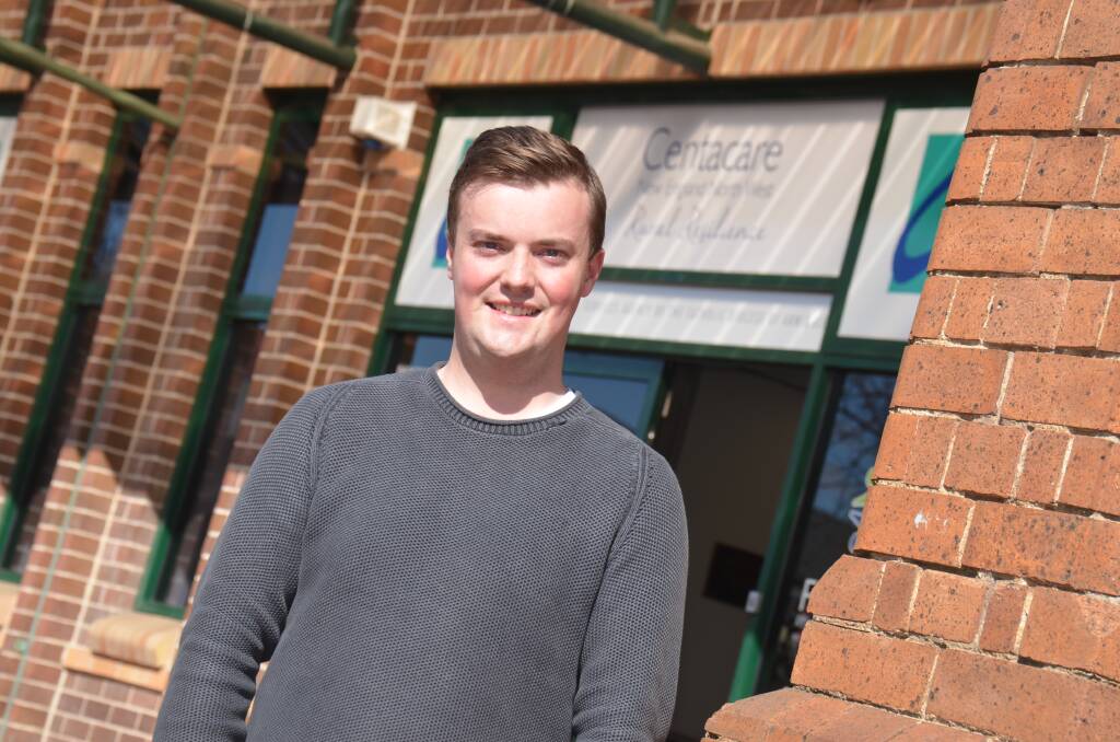 FRIENDLY FACE: Jake Plowes will be meeting with clients and doing his best to support each and every one of them to overcome their problems. Picture: Laurie Bullock
