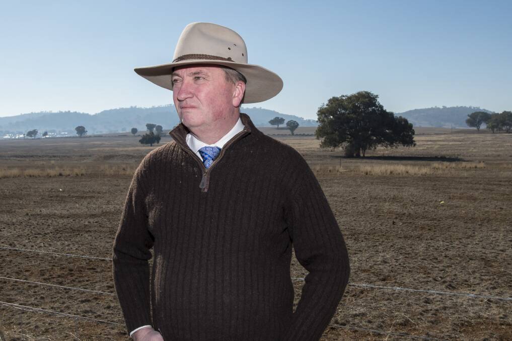 LOCAL FOCUS: Member for New England Barnaby Joyce is hoping to make life better for those in remote areas in 2022. Photo: Peter Hardin, file