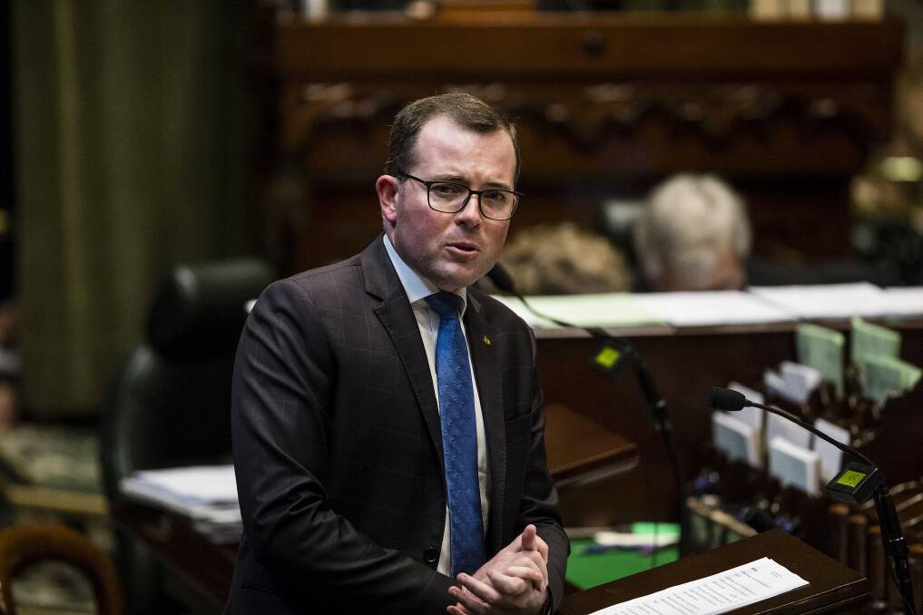 STAYING QUIET: Northern Tablelands MP Adam Marshall won't confirm or deny whether he will stand for the NSW Nationals' leadership. Photo: file