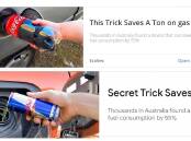 Do this and you'll lower consumption by 100 per cent. Images: Screenshots of Google ads