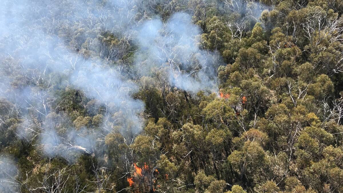 A burn-off in the Namadgi national park 
