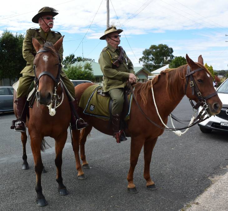 A large crowd gathered to commemorate the Anzacs at Tingha, with light horsemen and a catafalque party leading the march. Local Vietnam veteran Barry Jerrard marched in Tingha for the very first time. 