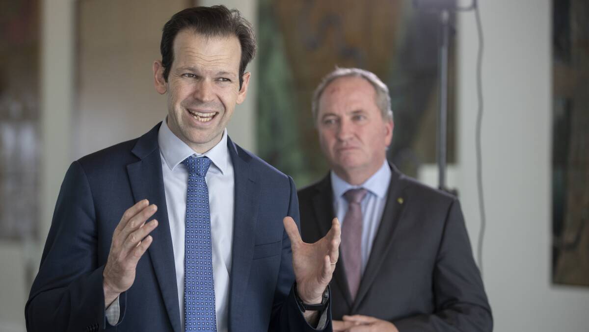 Nationals Senator Matt Canavan says he will never support a net zero emissions plan currently being negotiated by Barnaby Joyce. Picture: Sitthixay Ditthavong