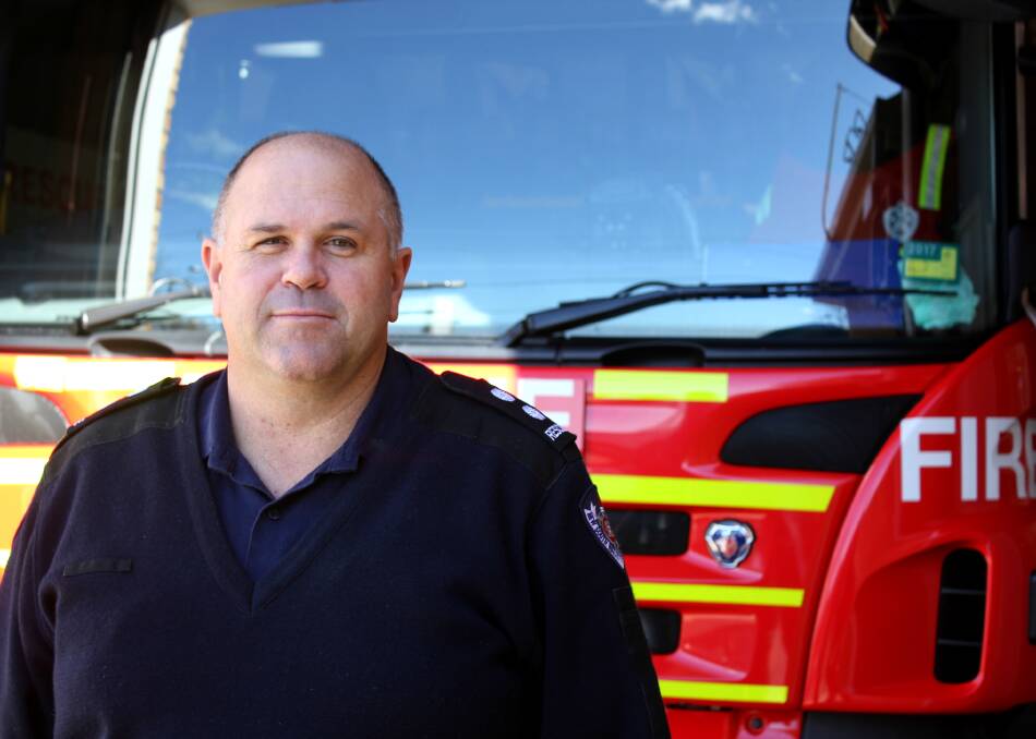 FIRE SAFETY TIPS: Armidale Fire Station commander Steve McWhirter offers up some red hot tips to stay safe this winter.