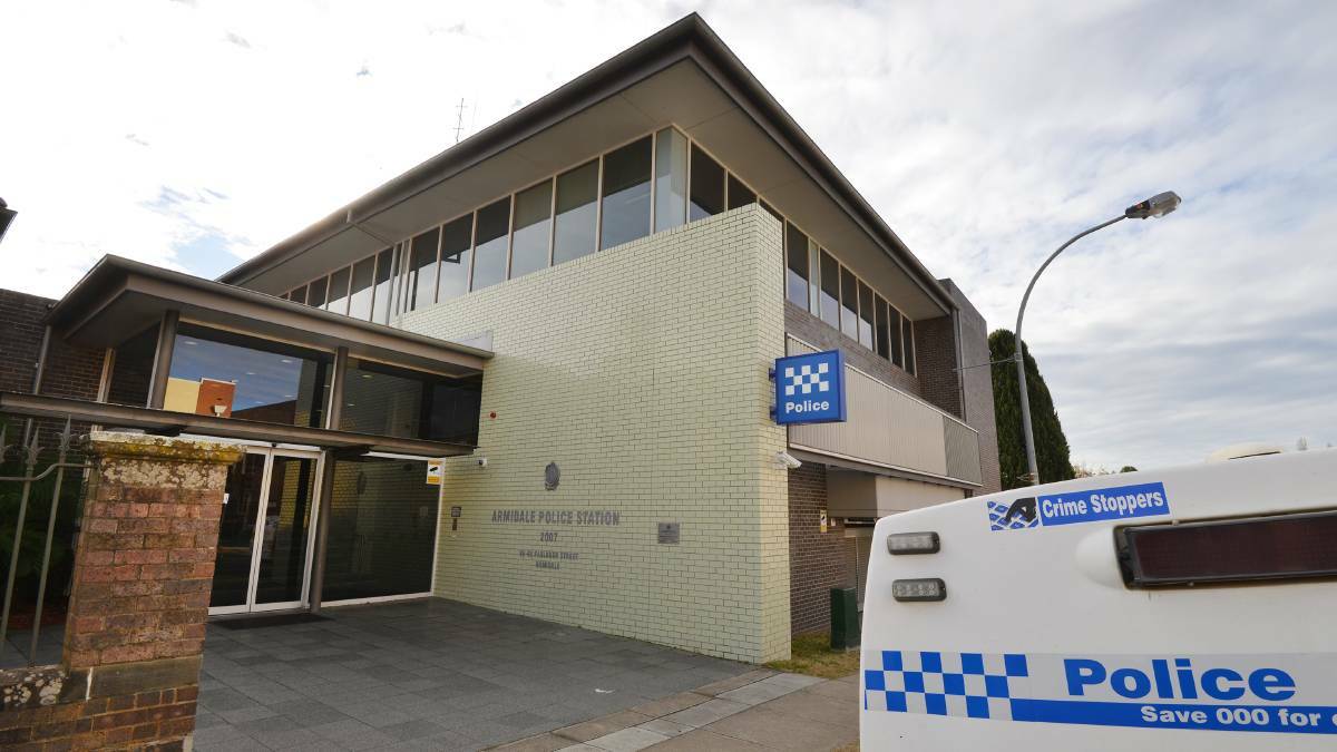 The driver was taken to Armidale Police Station.