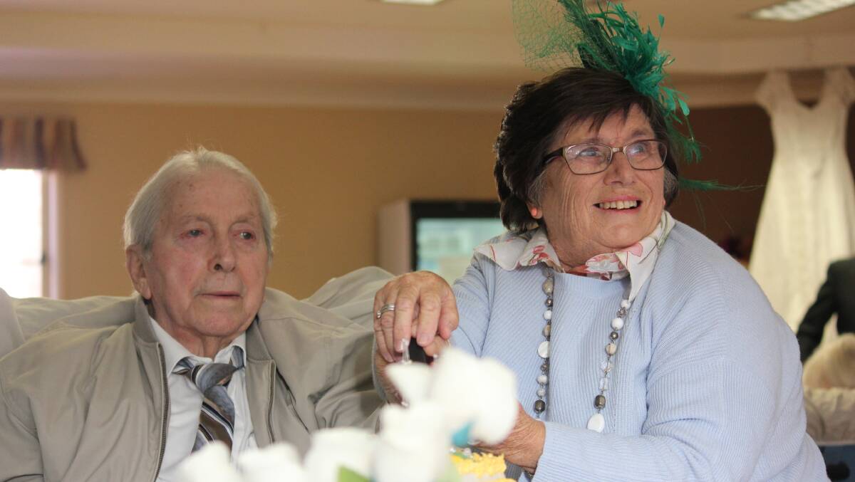 TRUE LOVE: Frank and Sue Nano renewed their vows at a Royal Wedding Party on Friday. Photo: Madeline Link