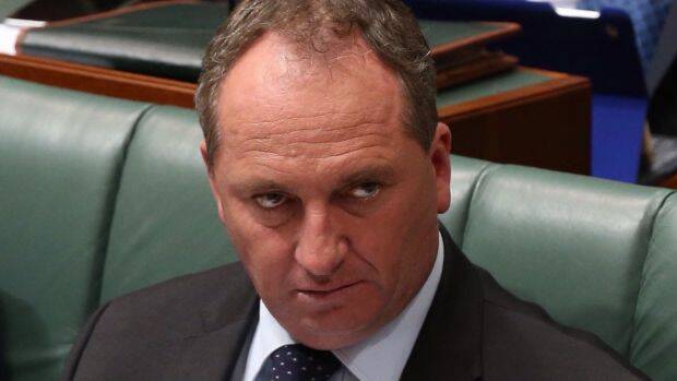 GONSKI 2.0: Member for New England Barnaby Joyce has lashed out at the Teachers Federation, saying they care more about their political campaign than they do about school children.
