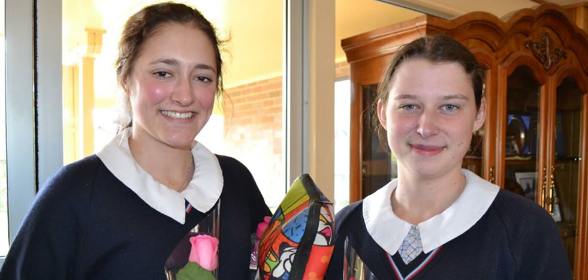 New England Girls' School students Laura Strelitz and Sophie Brown were relieved to wrap up their first English paper for the HSC on Thursday.