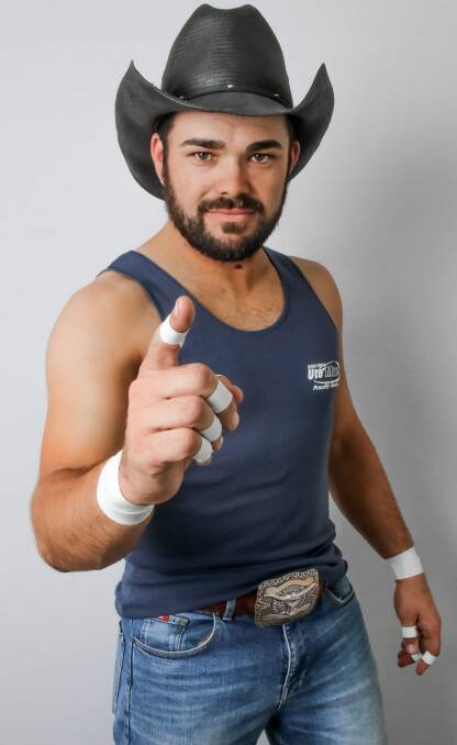 RETURN TO THE RING: IWA Pro wrestler Cowboy Chris Abbott is ready to throw down in the squared circle in Armidale.later this month on a tour of regional NSW. 