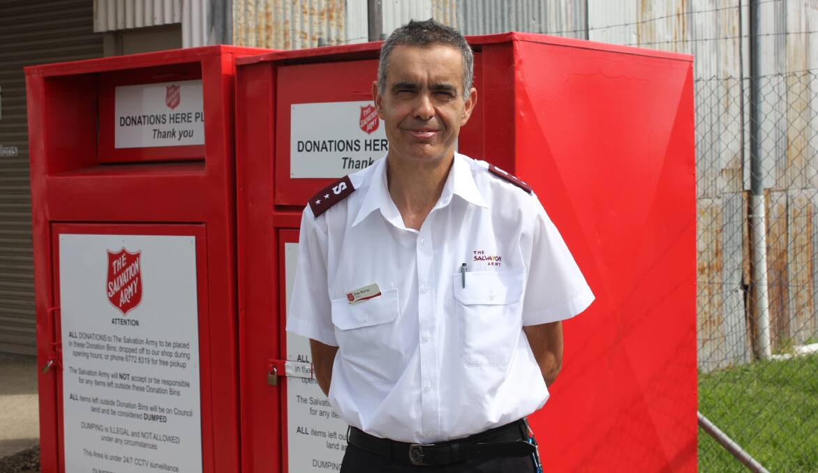 Salvation Army captain Dale Murray is tired of people dumping waste at the charity and has decided to move the donation bins inside the premises in a bold new move.