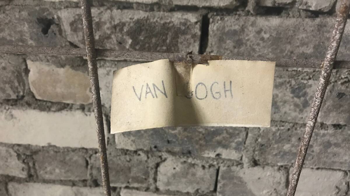 THE PLOT THICKENS: The mystery van Gogh tag found by a tourist under the stairs of the Old Teachers' College.