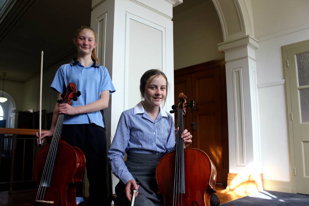 EISTEDDFOD: O'Connor College student Lauren Fenton and Keeley O'Connor from The Armidale School will compete in the 33rd annual Armidale Eisteddfod.
