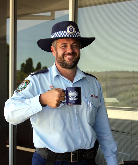 COFFEE WITH A COP: Armidale Local Area Command Senior Constable Chris Jordan is looking forward to sharing a cuppa with the community.  Members of the community are welcome to ask questions or raise concerns.
