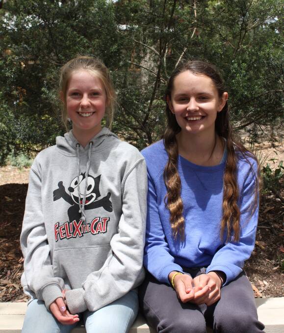 SINGING THEIR PRAISES: Students at the Armidale Waldorf School, Veronica Marshall and Lily McCarthy, have been accepted into the Gondwana National Choral School. The two week intensive will take place at the end of January.
