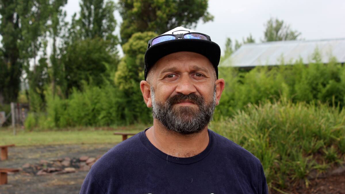 SURVIVAL DAY: Gomeroi man Rob Waters is helping to plan the Survival Day event at the Armidale Community Garden.